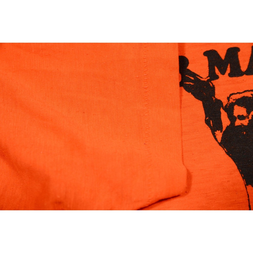 Vintage Bob Marley Shirt Mens‎ Small Orange Lives In My Heart Graphic Reggae Tee - Picture 5 of 8